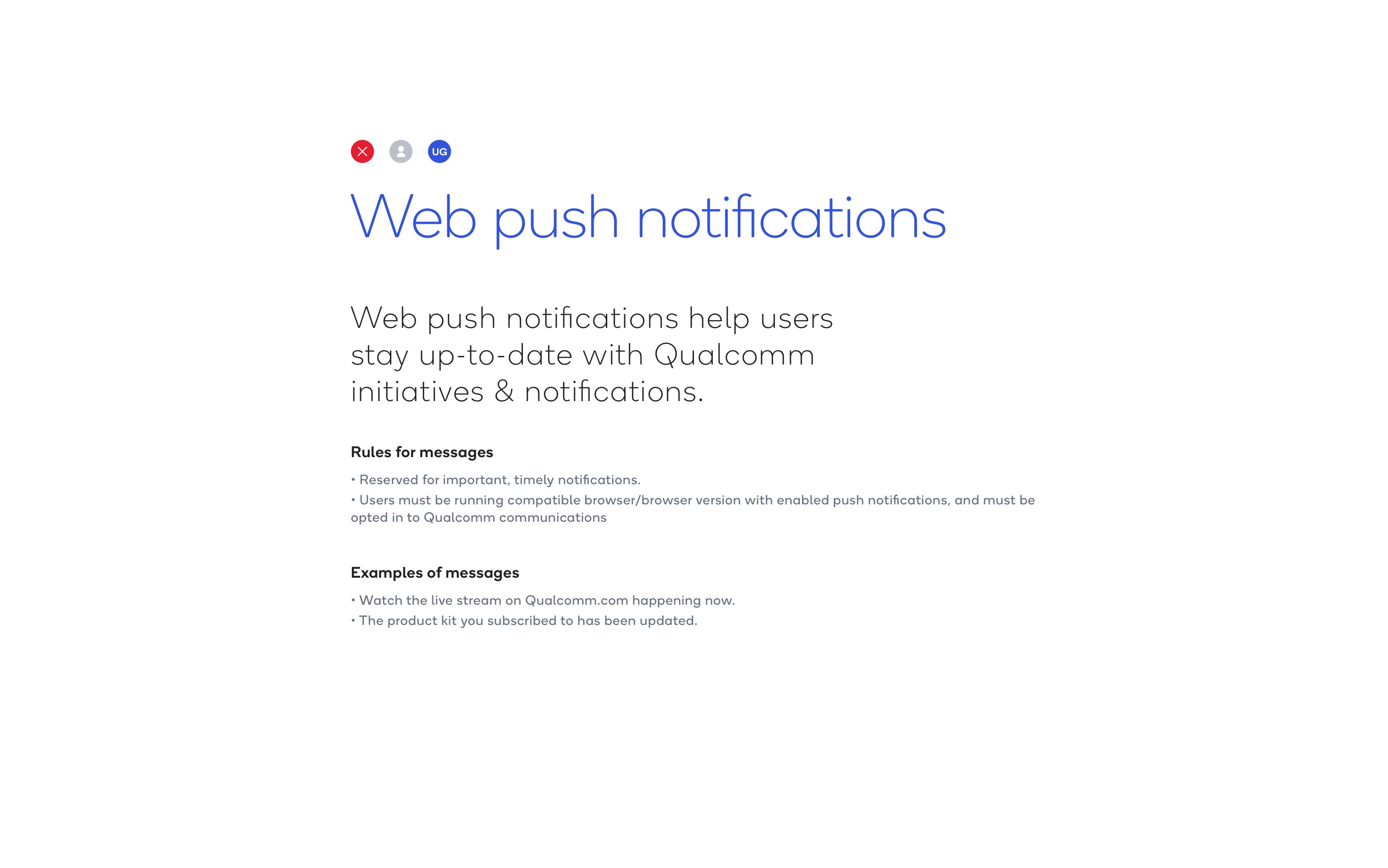 Communication Systems, page 24 of 25: Web push notifications Intro
